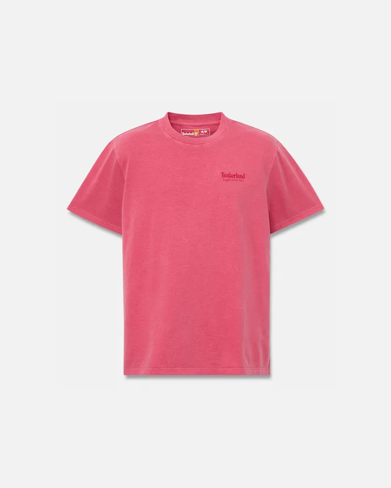 Timberland Robustes Active Gear T-Shirt mit Grafik für Herren in Rot, Herren, Rot, Größe Rot