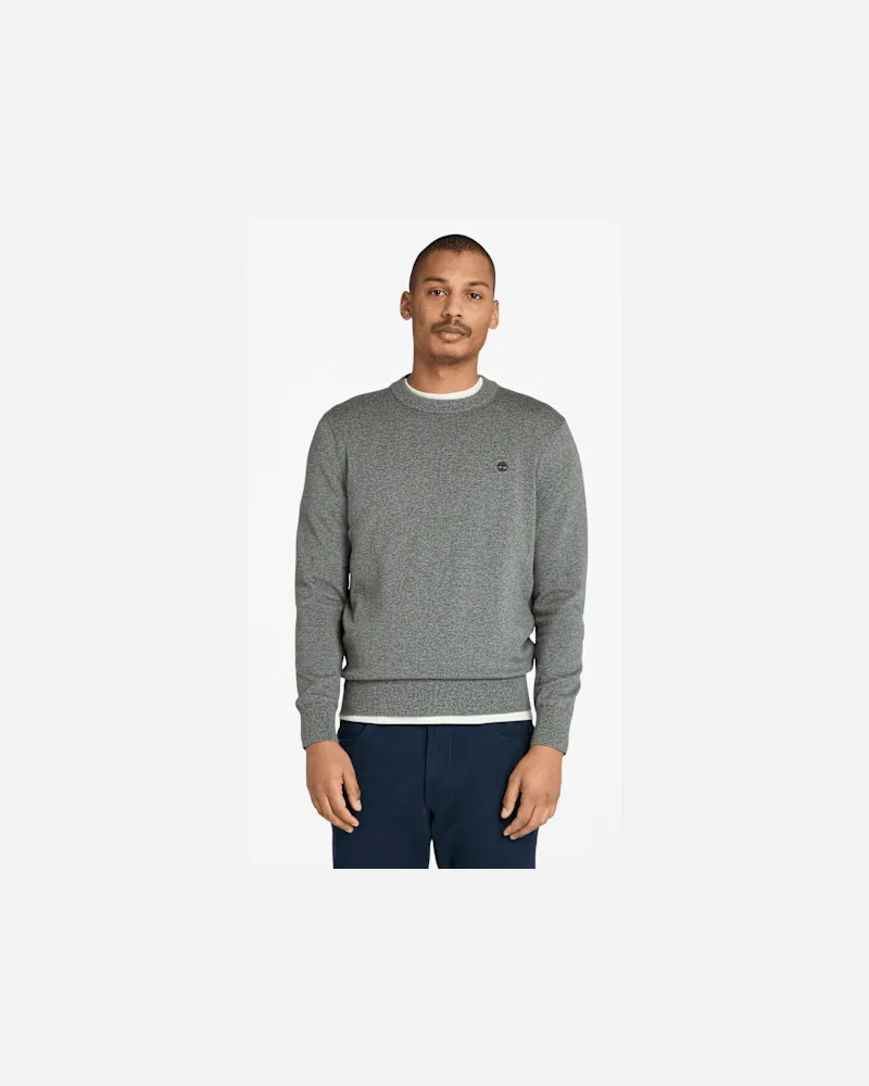 Timberland Williams River Baumwollpullover für Herren in Grau, Herren, Grau, Größe Grau