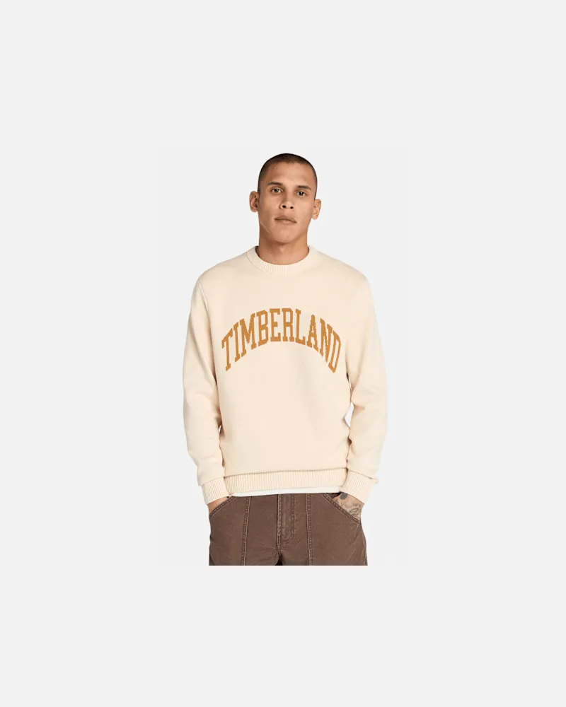 Timberland Timberland Pullover mit Grafik für Herren in Beige, Herren, Beige, Größe Beige