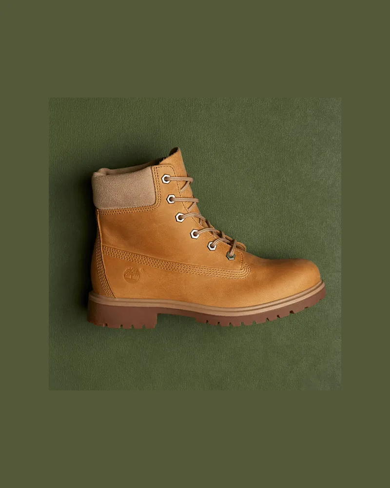 Timberland Wasserdichter Timberland 25 6-Inch Boot für Damen in Gelb, Damen, Gelb, Größe Gelb