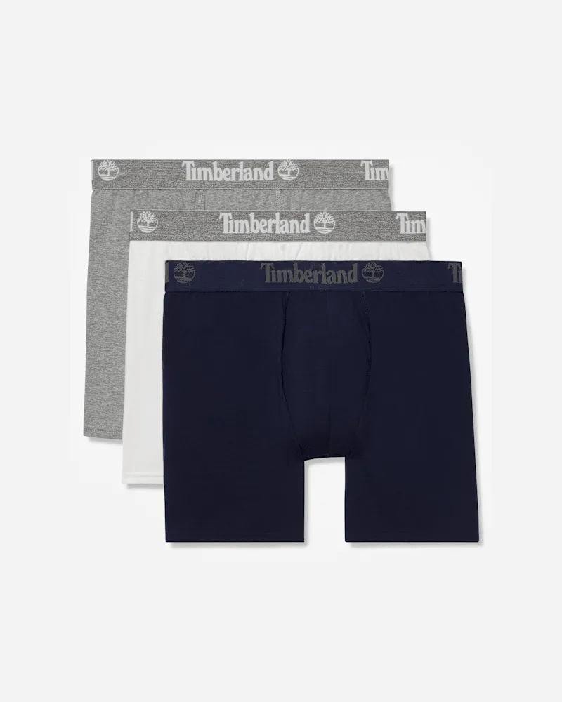 Timberland 3er-Pack Basic-Boxershorts für Herren, Herren, No Color, Größe No