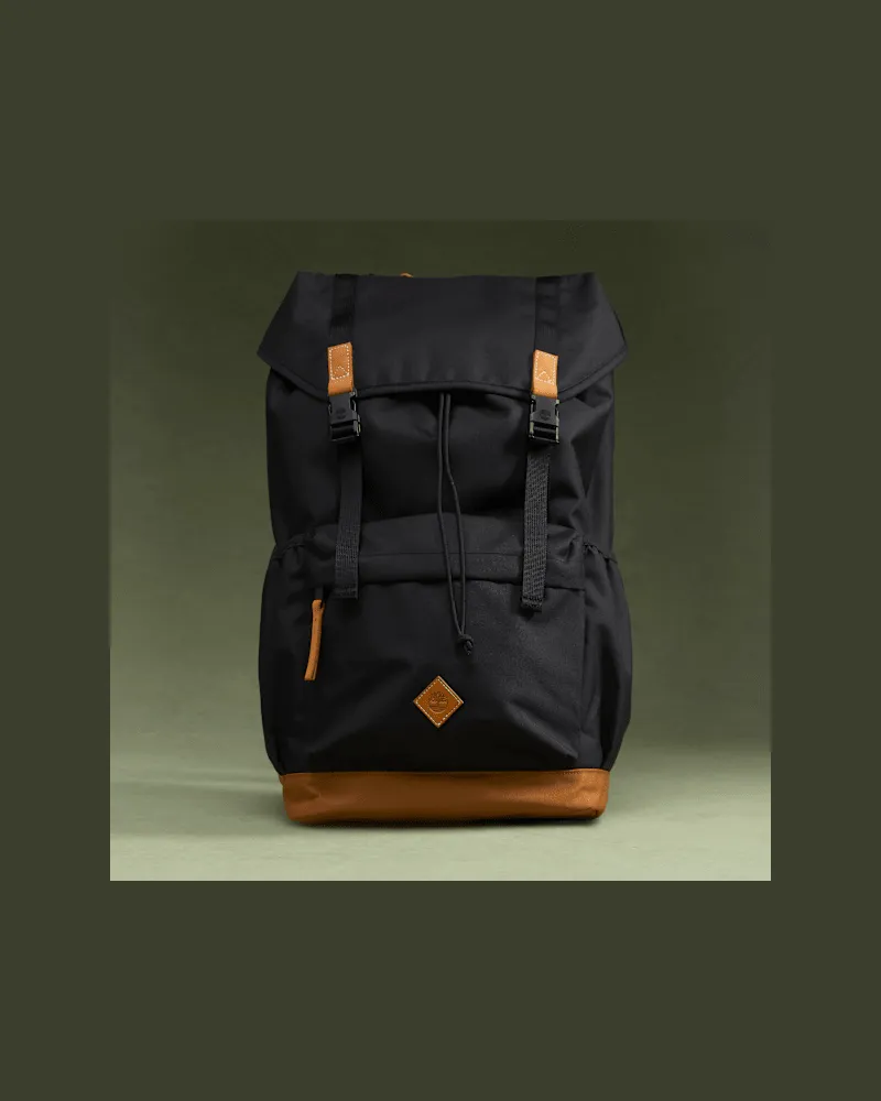 Timberland Timberpack Heritage 32-Liter-Rucksack in Schwarz/Gelb, Schwarz Schwarz