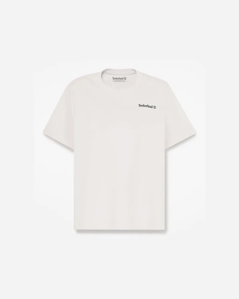 Timberland Kurzärmeliges TimberFresh T-Shirt mit Grafik für Damen in Weiß, Damen, Weiß, Größe Weiß