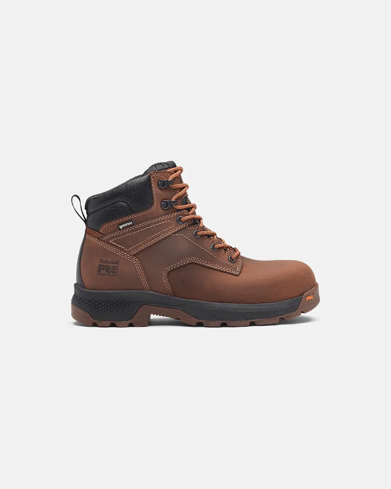 Timberland TiTAN EV 6-Inch Work Boot mit Zehenschutz aus Verbundwerkstoff für Herren in Braun, Herren, Braun, Größe Braun