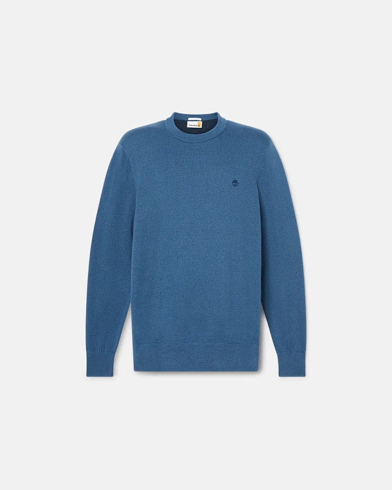 Timberland Williams River Baumwollpullover für Herren in Dunkelblau, Herren, Blau, Größe Blau