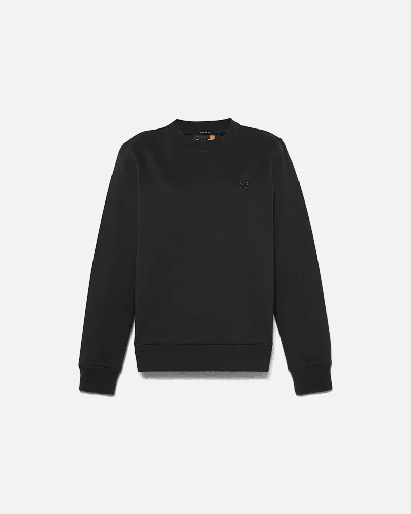 Timberland Exeter River Sweatshirt mit gebürsteter Rückseite und Rundhalsausschnitt für Damen in Schwarz, Damen, Schwarz, Größe Schwarz