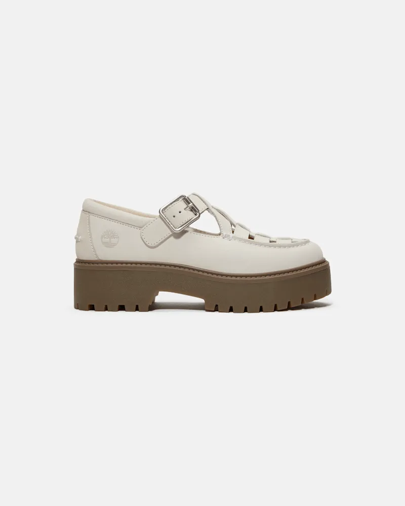 Timberland Stone Street Schnallenschuh mit Plattform für Damen in Grau, Damen, Grau, Größe Grau