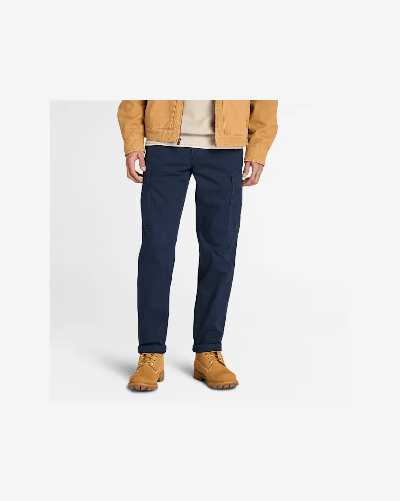 Timberland Timberland Brookline Cargohose aus Twill für Herren in Dunkelblau, Herren, Blau, Größe Blau