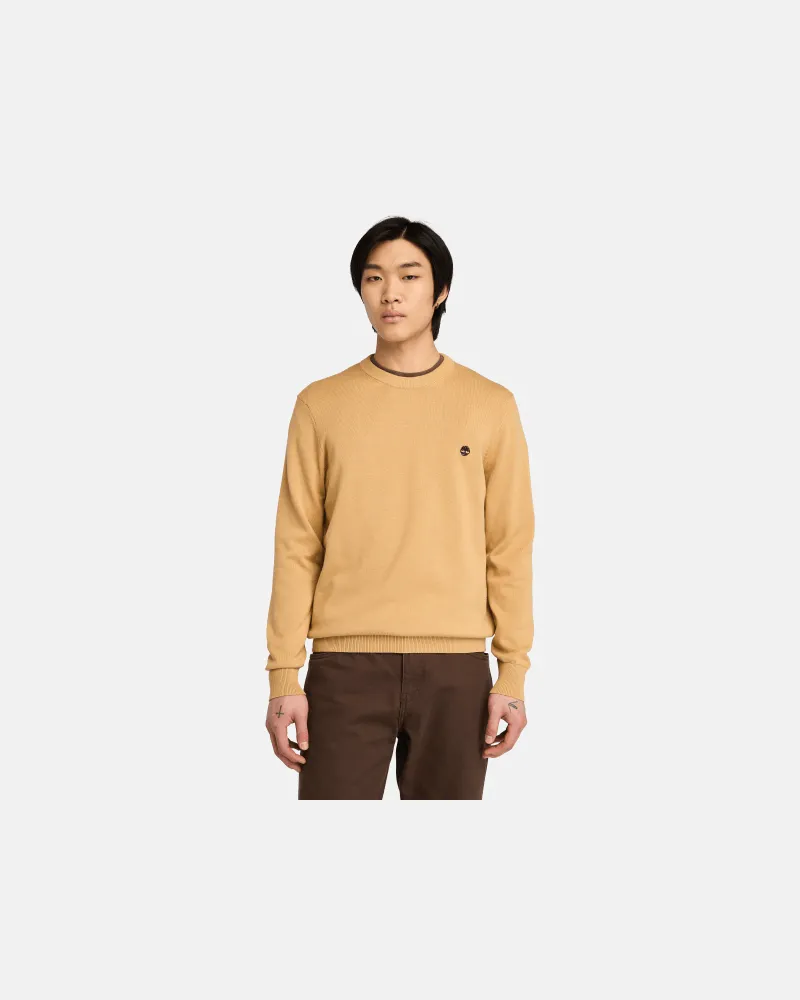 Timberland Williams River Baumwollpullover für Herren in Gelb, Herren, Gelb, Größe Gelb