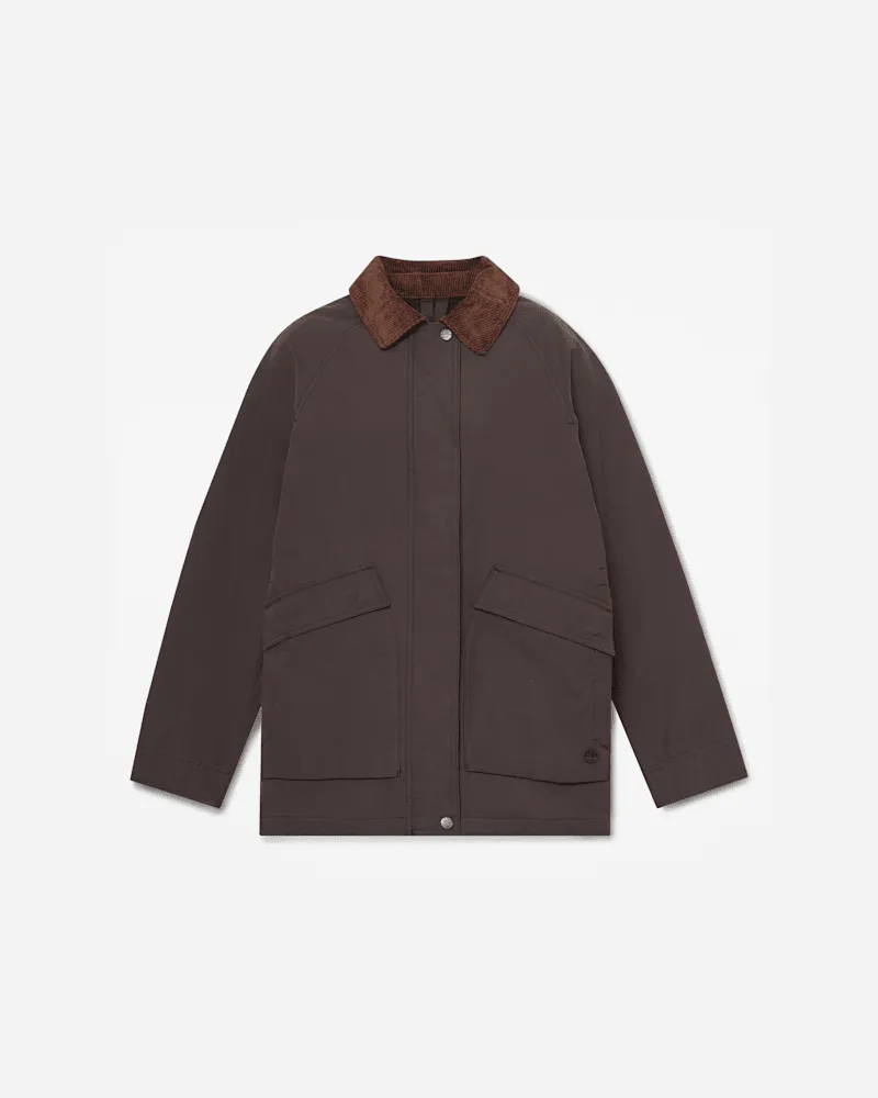 Timberland Wasserabweisende isolierte Wenham Barn-Jacke für Damen in Schwarz, Damen, Schwarz, Größe Schwarz