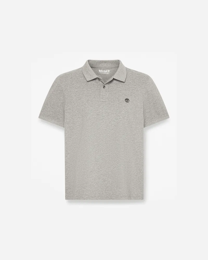 Timberland Millers River Kurzarm-Polohemd für Herren in Grau, Herren, Grau, Größe Grau