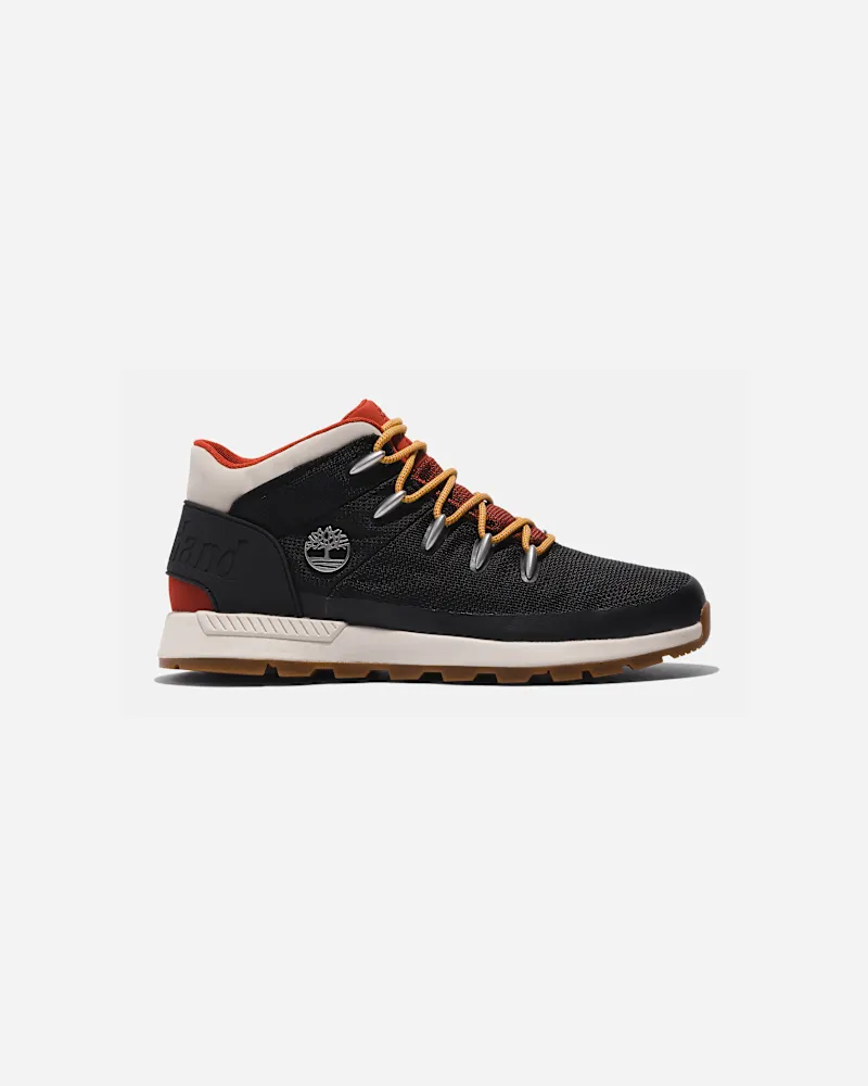 Timberland Wasserdichter halbhoher Sprint Trekker Sneaker für Herren in Schwarz, Herren, Schwarz, Größe Schwarz