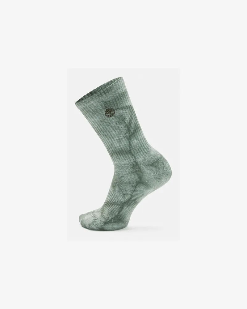 Timberland Sunbleached Crew Socken in Grün, Grün, Größe Grün