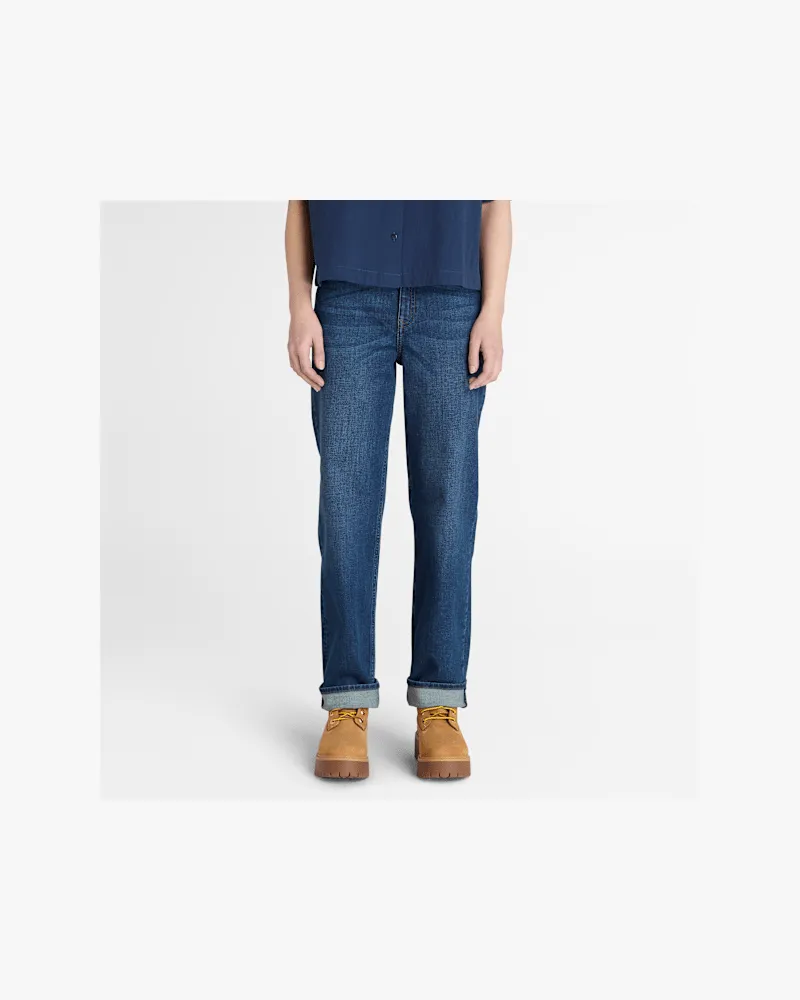Timberland Gerade geschnittene Timberland Jeans in Blau, Damen, Blau, Größe Blau