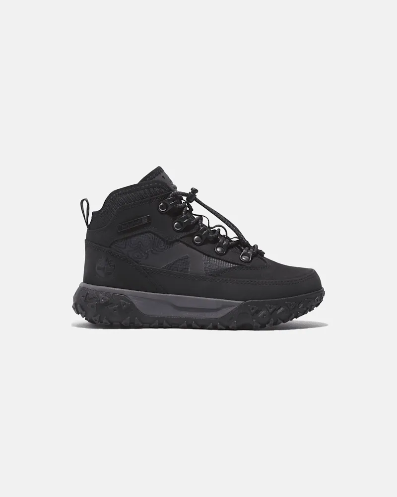 Timberland Halbhoher wasserdichter GreenStride Motion 6 Sneaker für Kinder in Schwarz, Schwarz, Größe Schwarz
