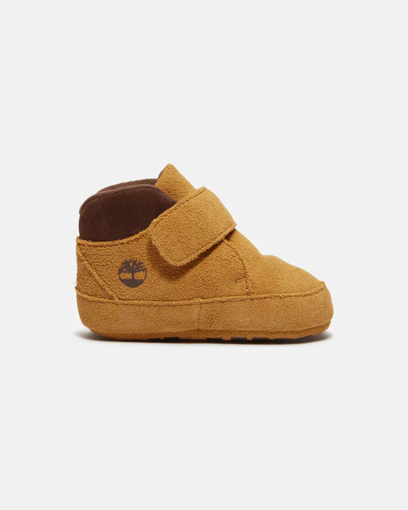 Timberland Crib Bootie mit Klettverschluss für Babys in Gelb/Braun, Gelb, Größe Gelb