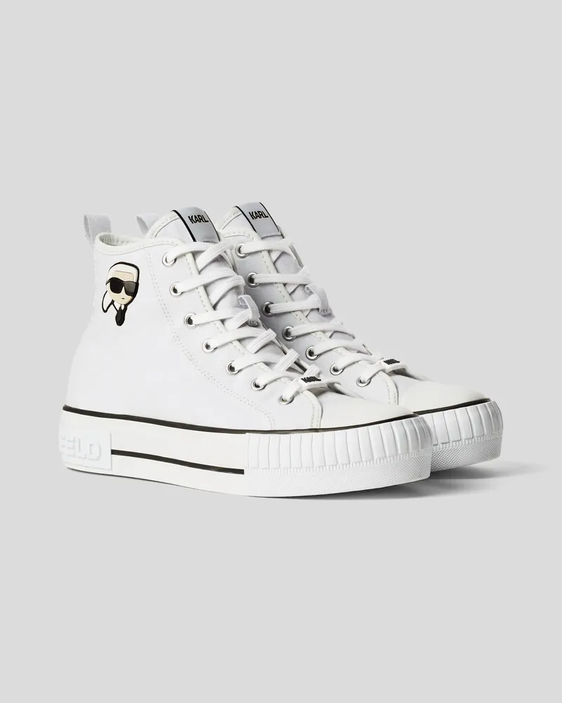 Karl Lagerfeld Ikon Kampus max Nft-high-top-sneaker, Frau, Weiss, Größe Weiss