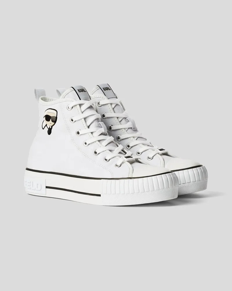 Karl Lagerfeld Ikon Kampus Max Nft-high-top-sneaker, Damen, Weiss, Größe Weiss