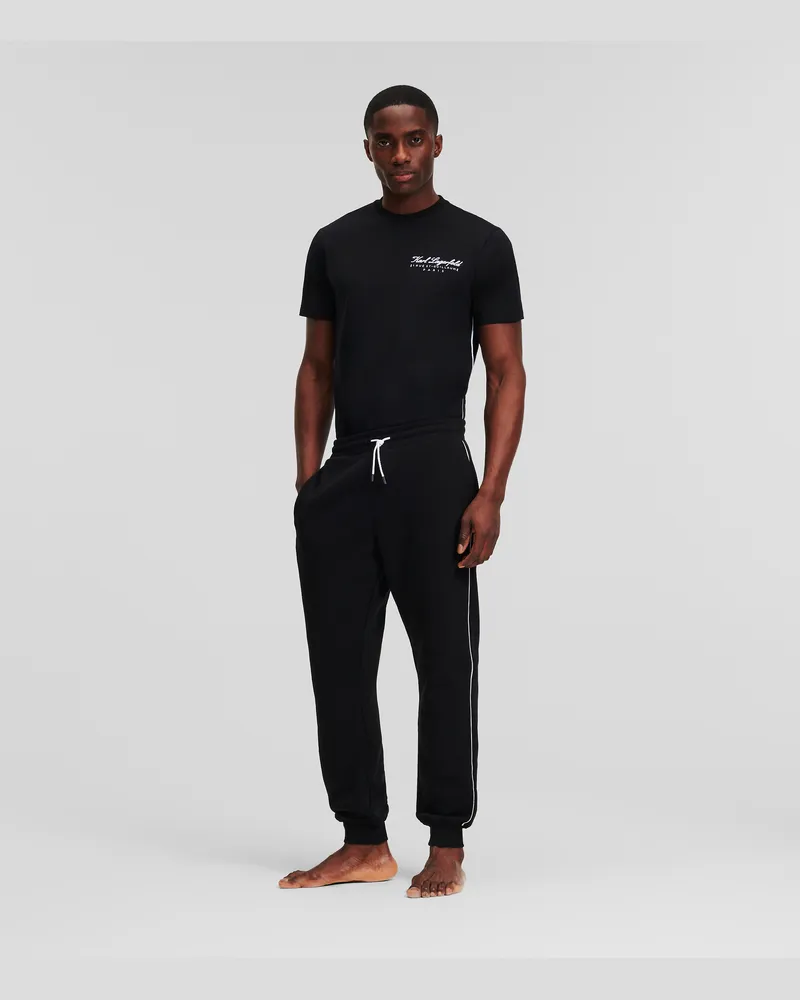 Karl Lagerfeld Hotel karl Loungewear-trainingshose, Mann, Schwarz, Größe Schwarz