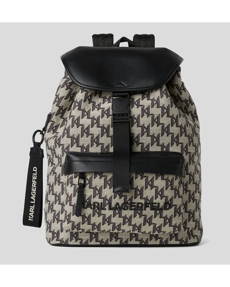 Karl Lagerfeld K/monogram rucksack, Mann, Multi Multi