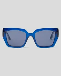 Karl Lagerfeld Sonnenbrille mit Karl-logo, Frau, Blau Blau