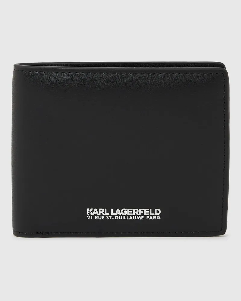 Karl Lagerfeld K/traveller Portemonnaie, Herren, Schwarz, Größe Schwarz
