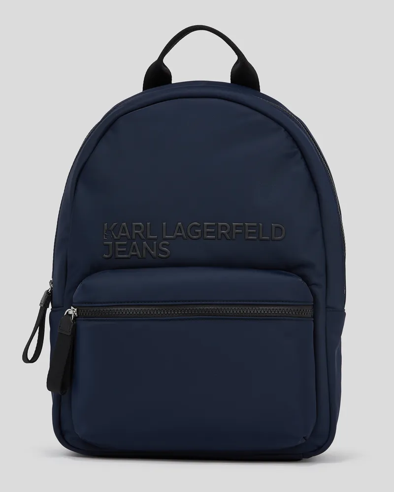 Karl Lagerfeld Rucksack Aus Nylon, Mann, Dunkler Schiefer, Größe Dunkler