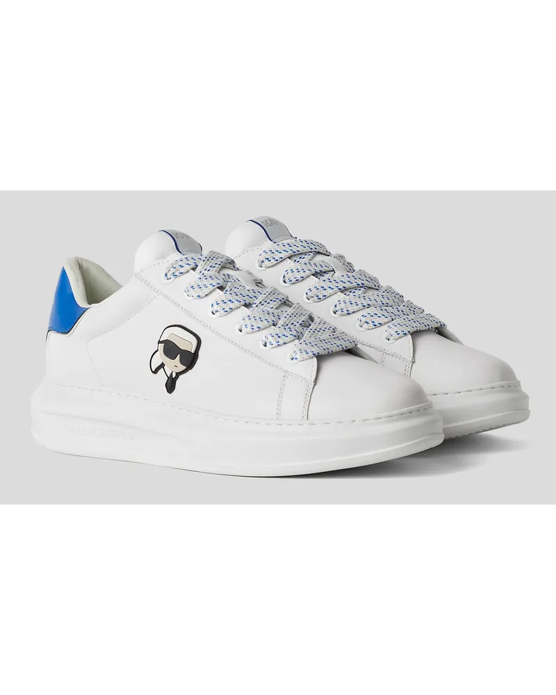 Karl Lagerfeld K/ikonik nft Kapri-sneaker, Mann, Weiss/blau Weiss