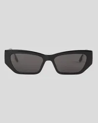 Karl Lagerfeld Sonnenbrille mit Karl-logo, Mann, Schwarz Schwarz