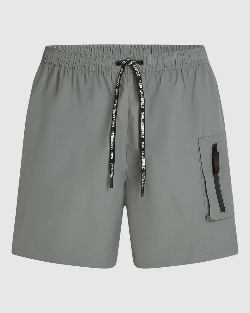 Karl Lagerfeld Mittellange Cargo-boardshorts, Herren, Magnet, Größe Magnet