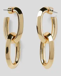 Karl Lagerfeld K/chain ohrringe, Frau, Gold Gold