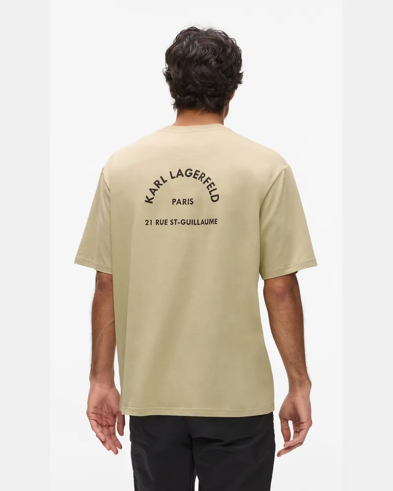 Karl Lagerfeld Lässiges T-shirt Von Rue St-guillaume, Herren, Twill, Größe Twill