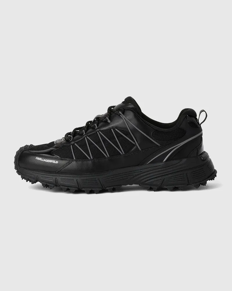 Karl Lagerfeld Orion Trail Niedrige Sneakers, Herren, Schwarz, Größe Schwarz