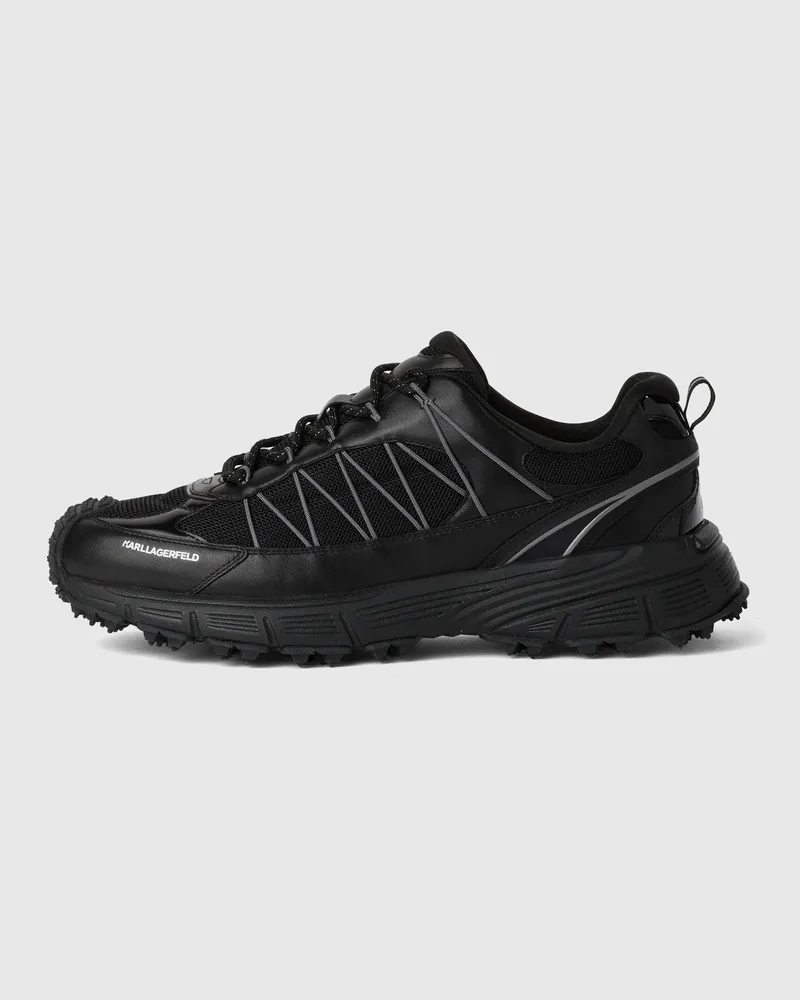 Karl Lagerfeld Orion Trail Niedrige Sneakers, Herren, Schwarz, Größe Schwarz