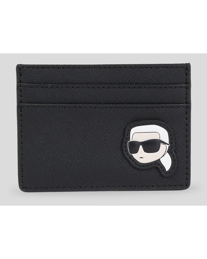 Karl Lagerfeld K/ikonik kore Kartenetui, Mann, Schwarz Schwarz