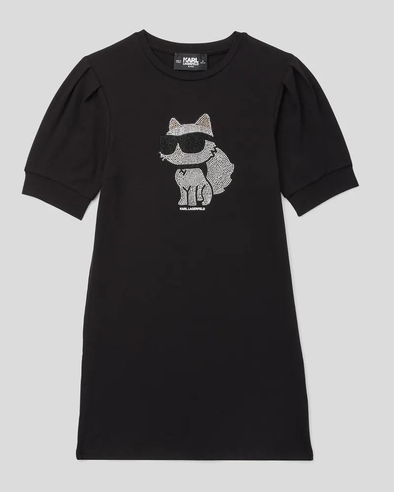 Karl Lagerfeld Ikon T-shirt-kleid Für Mädchen, unisex, Schwarz, Größe Schwarz