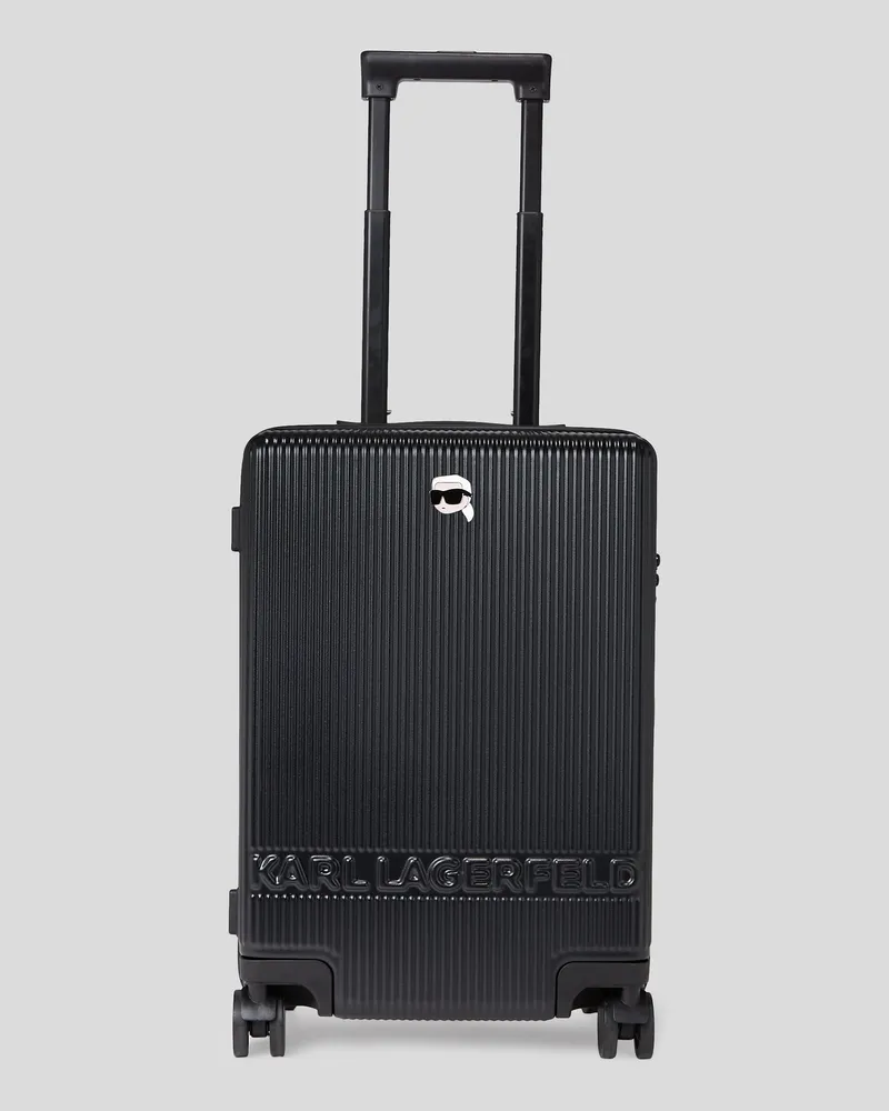 Karl Lagerfeld Ikon Hartschalen-koffer, Damen, Schwarz, Größe Schwarz