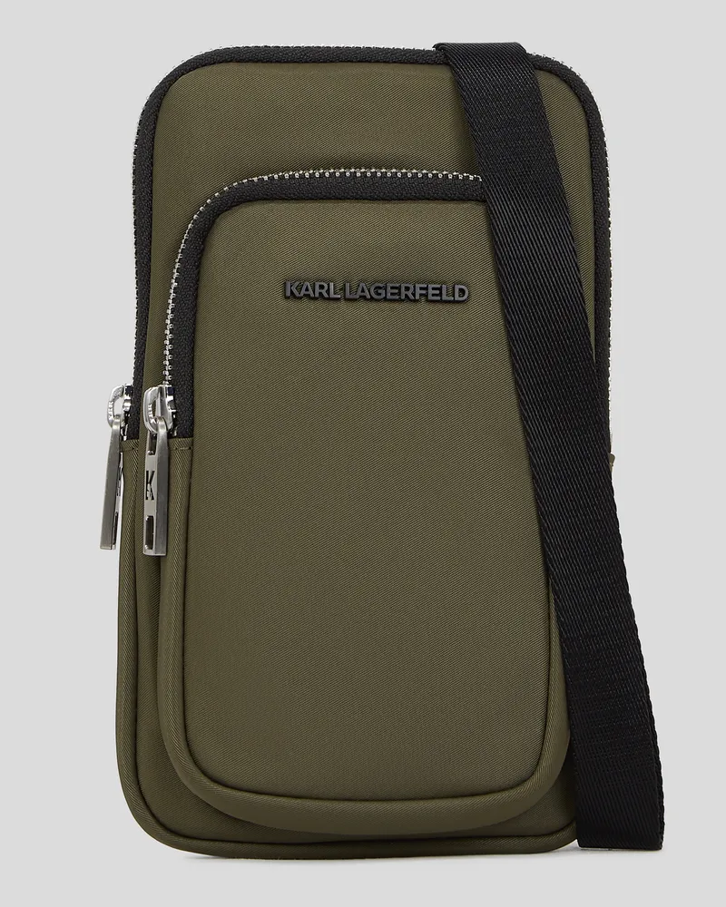 Karl Lagerfeld K/essential Beutel Aus Nylon, Mann, Khaki, Größe Khaki