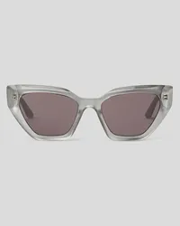 Karl Lagerfeld Sonnenbrille mit Karl-logo, Frau, Grau Grau