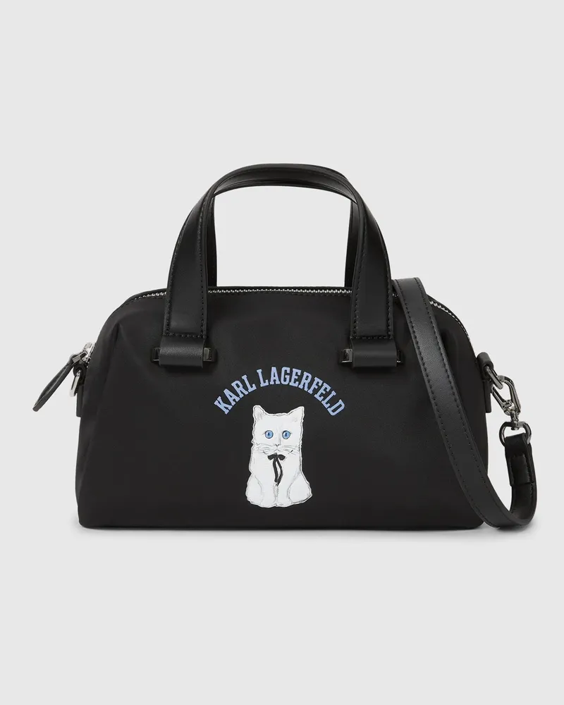 Karl Lagerfeld Kleine Ikon Choupette Umhängetasche, Damen, Schwarz, Größe Schwarz