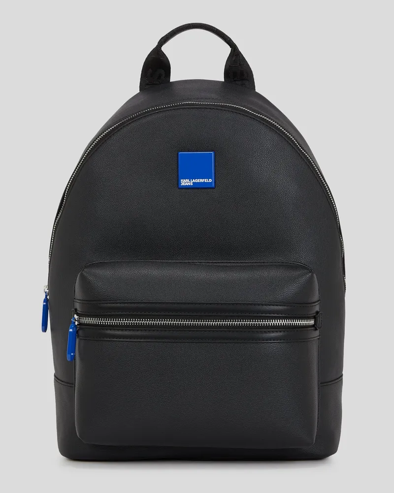 Karl Lagerfeld Klj Rucksack Mit Box-logo, Herren, Schwarz, Größe Schwarz
