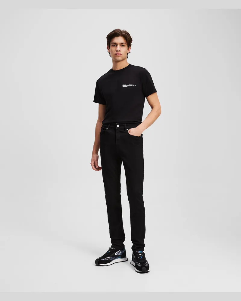 Karl Lagerfeld Skinny-jeans, Male, Schwarz, Size Black
