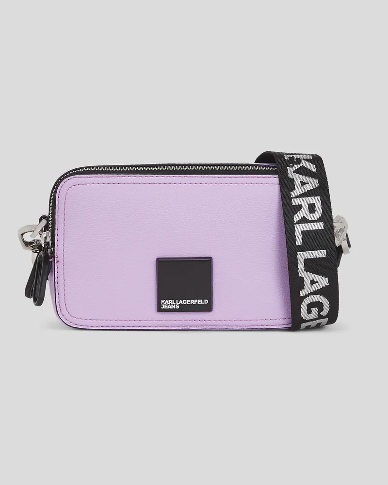 Karl Lagerfeld Klj Kameratasche Mit Box-logo, Frau, Lavendula, Größe Lavendula