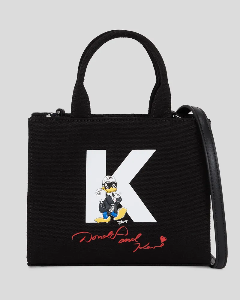 Karl Lagerfeld Disney X Kl Mini-shopper, Frau, Schwarz, Größe Schwarz
