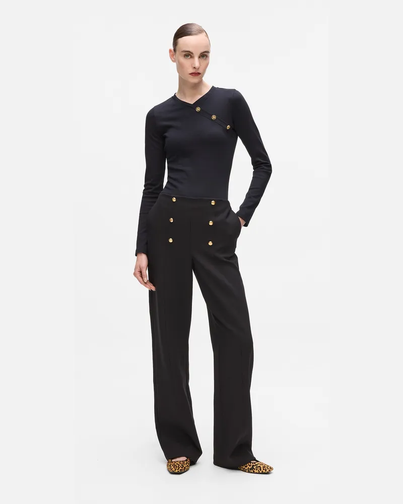 Karl Lagerfeld Karl Dna Couture-hose, Damen, Schwarz, Größe Schwarz