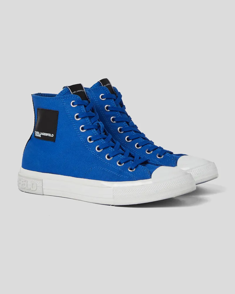 Karl Lagerfeld Kampus Iii Sneakers Mit Hohem Schaft, Frau, Blau, Größe Blau