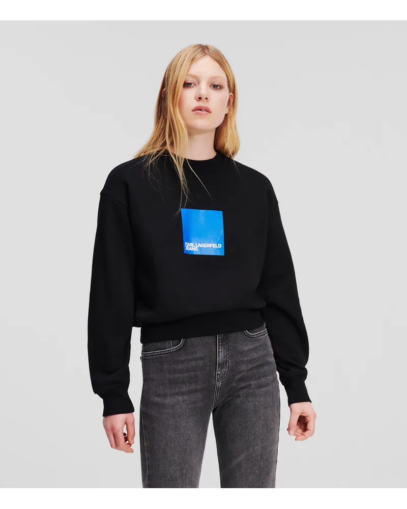 Karl Lagerfeld Klj sweatshirt, Frau, Schwarz Schwarz