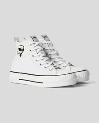 Karl Lagerfeld K/ikonik Kampus max Nft-high-top-sneaker, Frau, Weiss Weiss