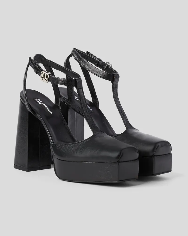 Karl Lagerfeld Soiree-sandalen Mit Absatz, Frau, Schwarz, Größe Schwarz