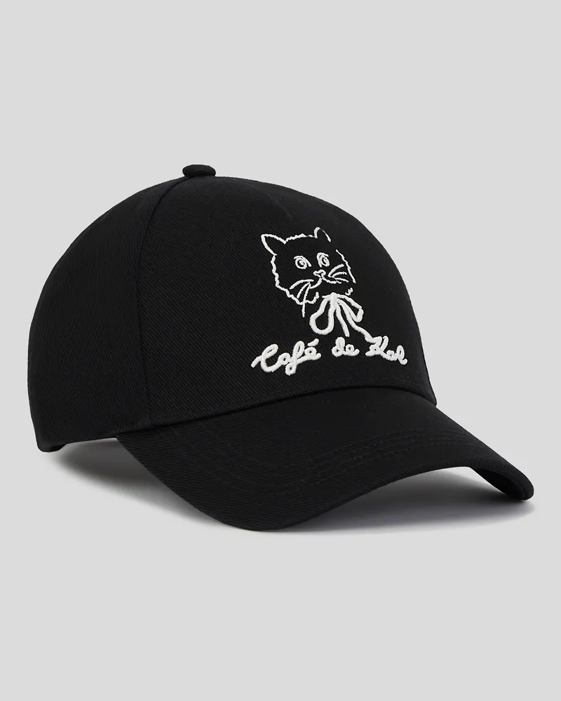 Karl Lagerfeld Kl X Jorge Parra Choupette Kappe, Frau, Schwarz, Größe Schwarz